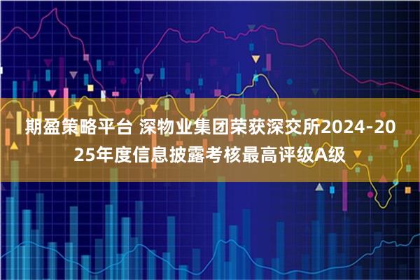 期盈策略平台 深物业集团荣获深交所2024-2025年度信息披露考核最高评级A级