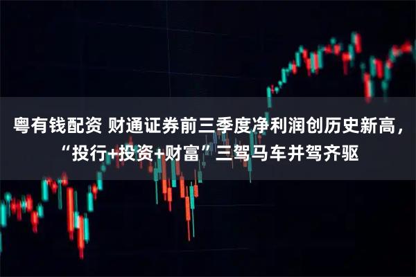 粤有钱配资 财通证券前三季度净利润创历史新高，“投行+投资+财富”三驾马车并驾齐驱